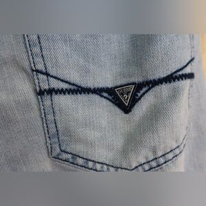 Guess Women's Flared Jeans with Y2K‎ Embroidered Pocket 29x30